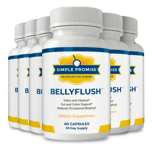 BellyFlush six bottles